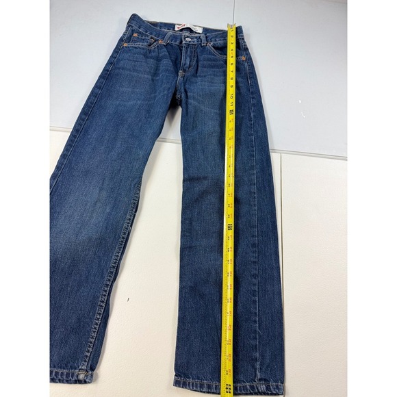 Levi's 550 Relaxed Fit Jeans Youth Size 12 Reg Boys Dark Wash Denim - Picture 9 of 10